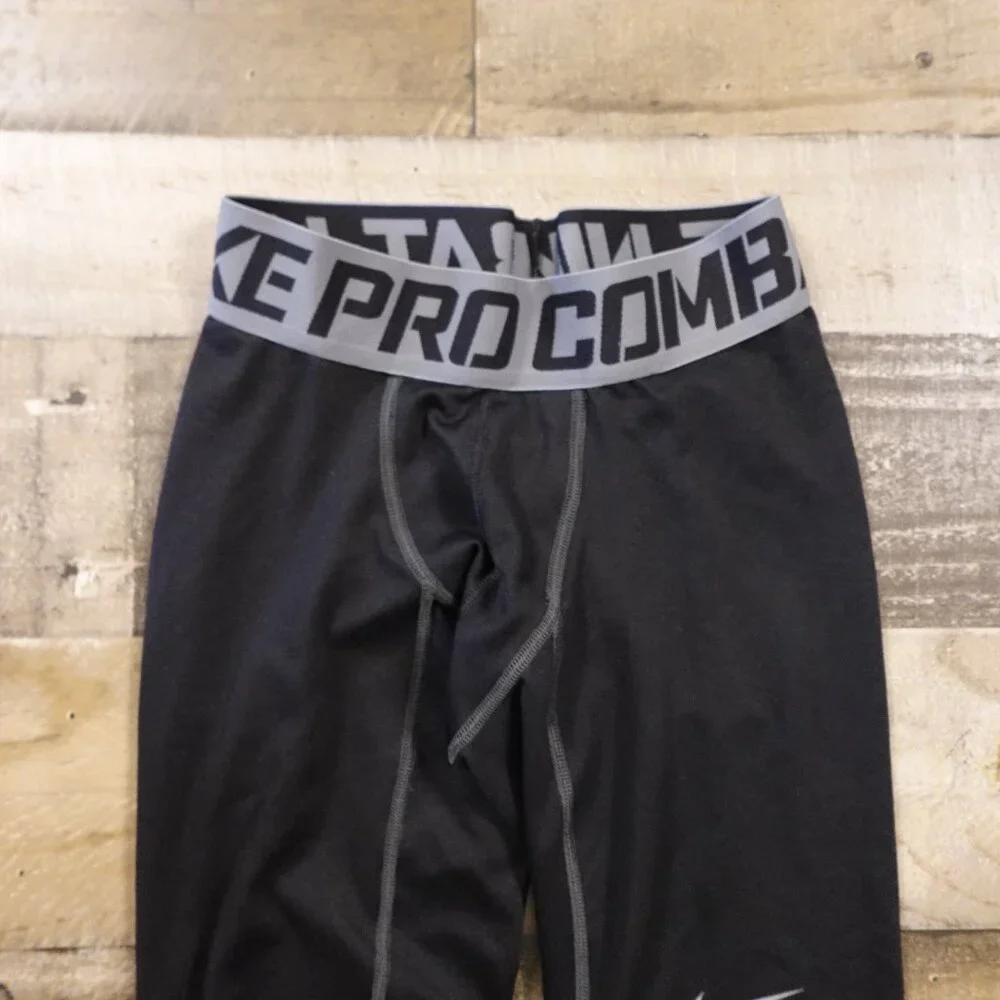 Nike Pro Combat Compression Leggings‎ Men’s Medium Black Training Base Layer